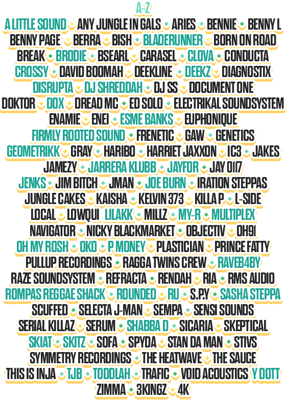Born On Road Festival 2026 Phase 2 Lineup poster — see full A-Z artist list below